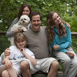 Happy and secure family