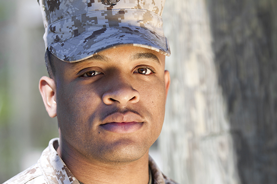 African American Marine